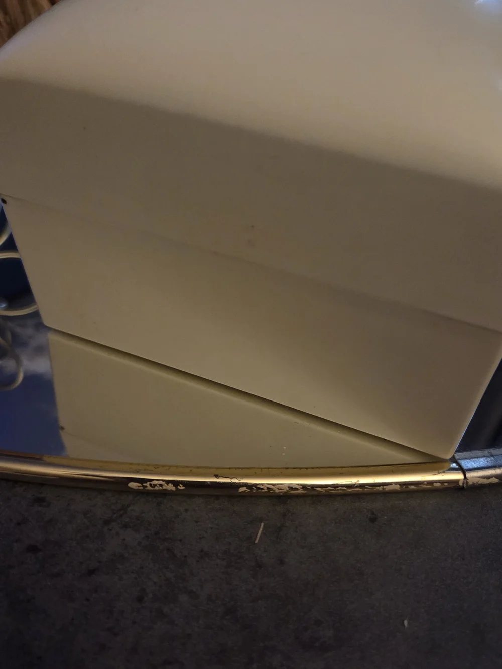 Vintage 70s Box |  Jewelery Box | Storage With Style |Cream Gold Birds Vanity